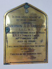 Ashton-Under-Hill St Barbara's Church Warrilow Memorial