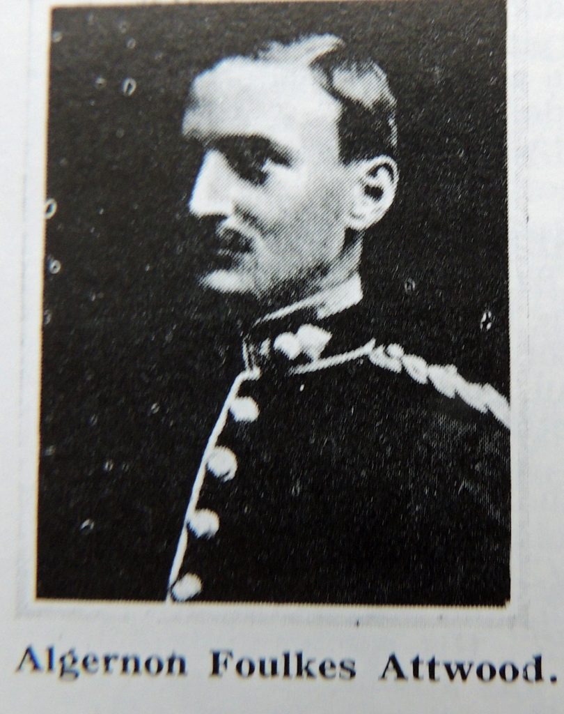 Captain Algernon ATTWOOD served and died in WW1.