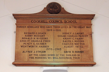 Cookhill Council School now in Cookhill Village Hall