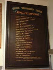 Malvern The Link School WW2 Roll of Honour now in Malvern Museum