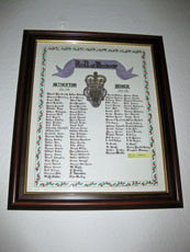 Netherton St Andrew's Church Roll of Honour